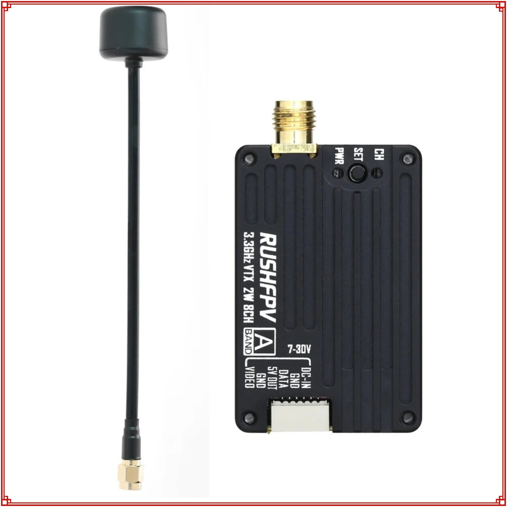 2026 Nieuwe RUSHFPV 3.3G 2W VT - Fpv Drone Transmitter recensie en prijs