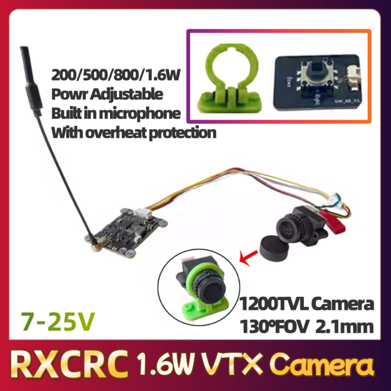 RXCRC 5.8G Module 48CH 1.6W VT - Fpv Drone Transmitter recensie en prijs