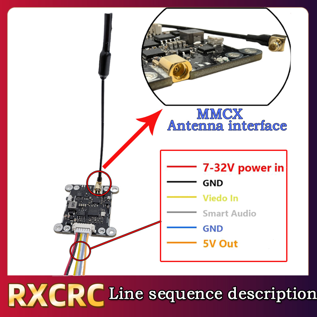 RXCRC 5.8G Module 48CH 1.6W VT - Fpv Drone Transmitter recensie en prijs