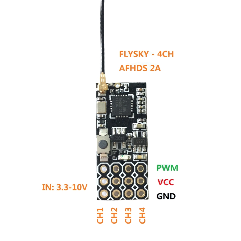 Flysky FS2A Mini-ontvanger 4CH - Fpv Drone Battery recensie en prijs