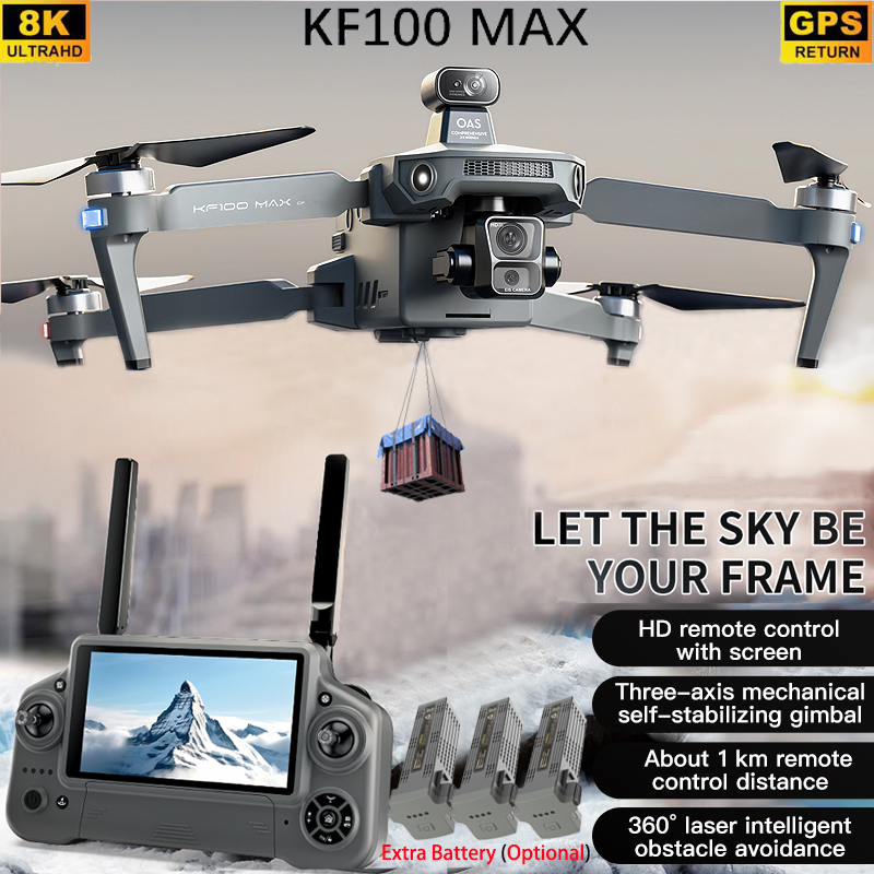 KF100 MAX GPS Drone 4K Camera  - Fpv Drone Charger recensie en prijs