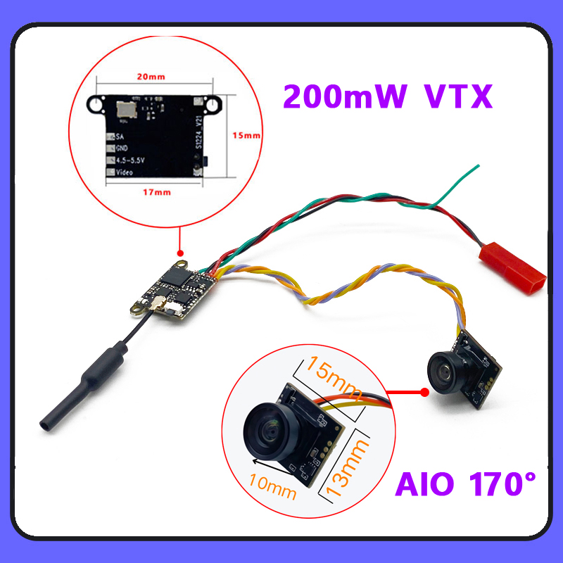 SLONWAKE 5.8G 1200TVL FPV Came - Fpv Drone Vtx recensie en prijs
