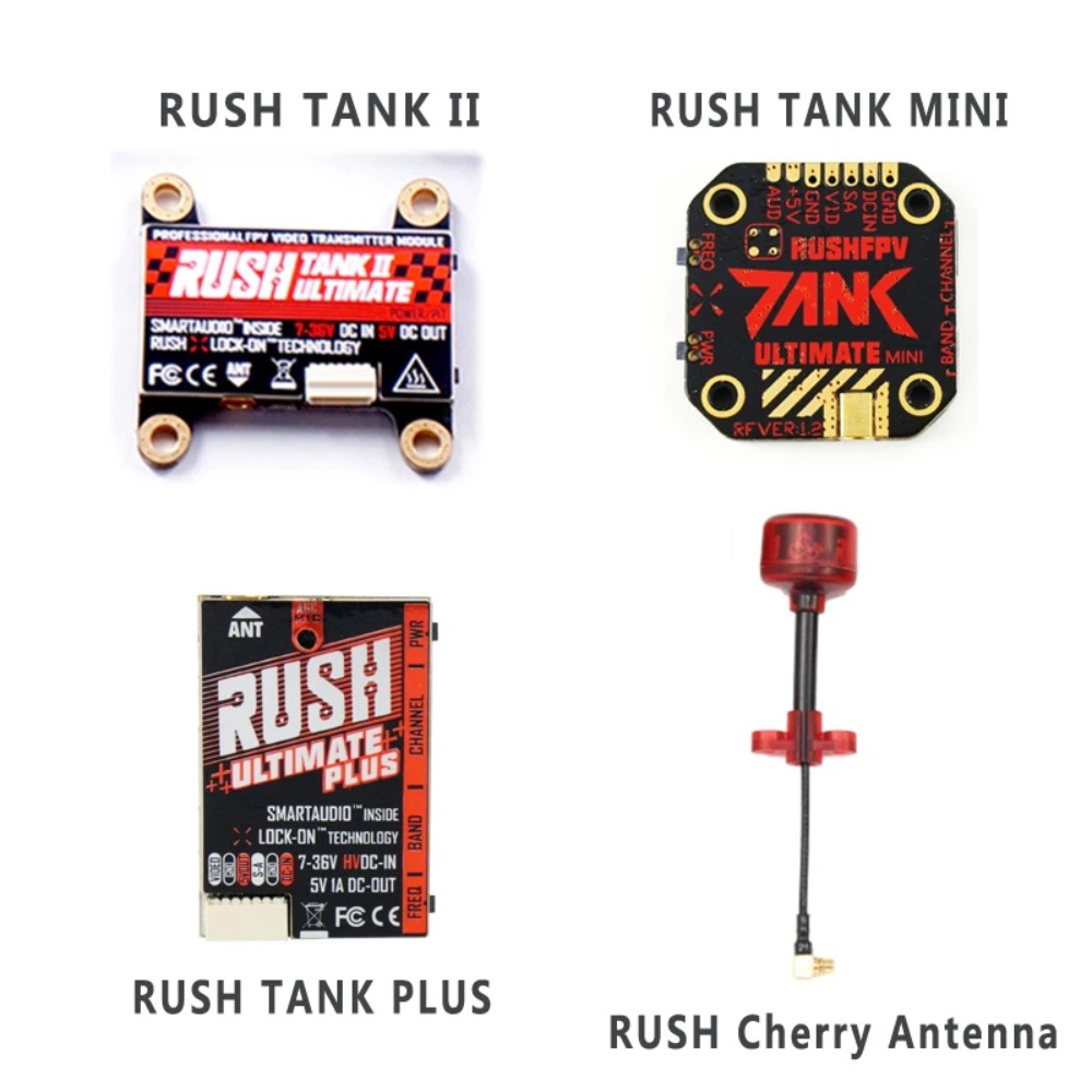 RUSH TANK Ultimate II/Mini/PLU - Fpv Drone Transmitter recensie en prijs
