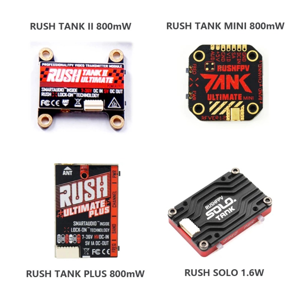 RUSH TANK Ultimate II/Mini/PLU - Fpv Drone Transmitter recensie en prijs
