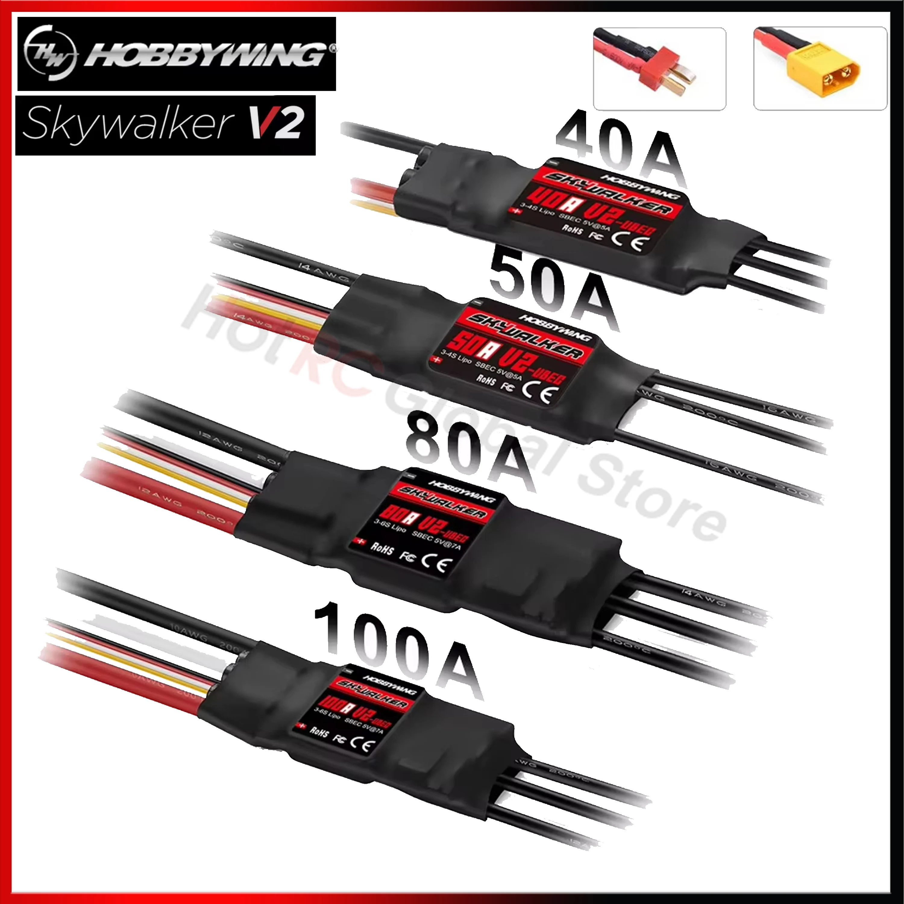 Hobbywing Skywalker V2 Series  - Fpv Drone Esc recensie en prijs